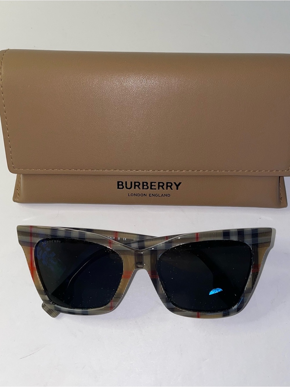 Burberry Elsa Vintage Check Sunglasses